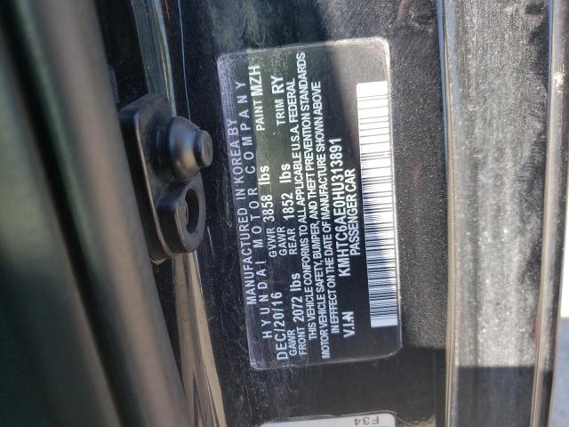 Photo 10 from auction – 2017 HYUNDAI VELOSTER T with VIN KMHTC6AE0HU313891
