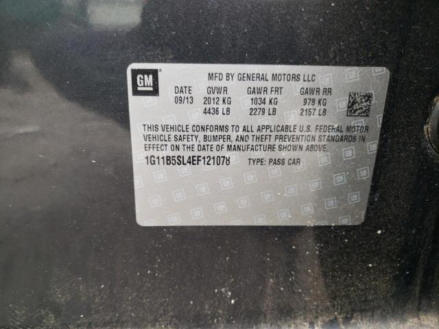 Photo 10 from auction – 2014 CHEVROLET MALIBU LS with VIN 1G11B5SL4EF121078