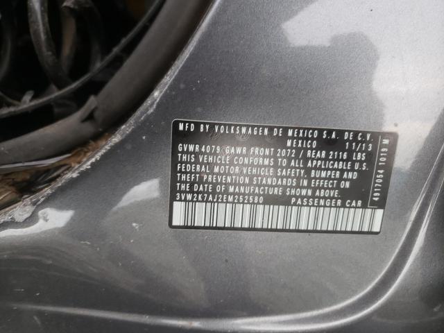 Photo 10 from auction – 2014 VOLKSWAGEN JETTA BASE with VIN 3VW2K7AJ2EM252580