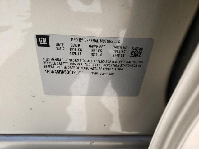 Photo 10 from auction – 2013 CADILLAC ATS with VIN 1G6AA5RA5D0129211