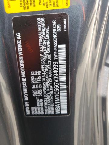 Photo 10 from auction – 2016 BMW M235I with VIN WBA1M1C56GV394099