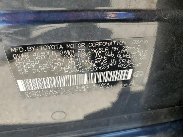 Фото 10 с аукциона – 2007 LEXUS ES 350 с VIN JTHBJ46G672002592
