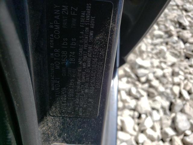 Photo 10 from auction – 2010 HYUNDAI ACCENT GLS with VIN KMHCN4AC0AU415663