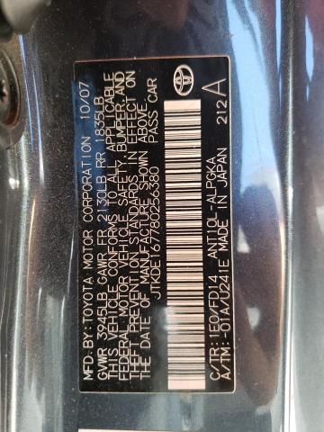 Photo 10 from auction – 2008 TOYOTA SCION TC with VIN JTKDE167780256380