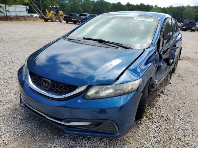 Photo 2 from auction – 2013 HONDA CIVIC LX with VIN 2HGFB2F59DH588437