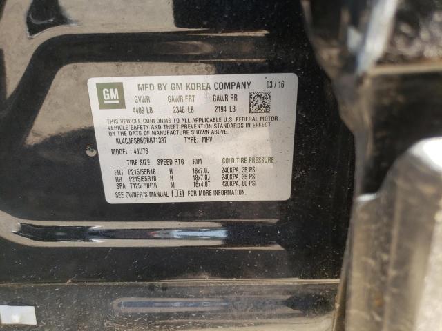 Photo 10 from auction – 2016 BUICK ENCORE CON with VIN KL4CJFSB6GB671337