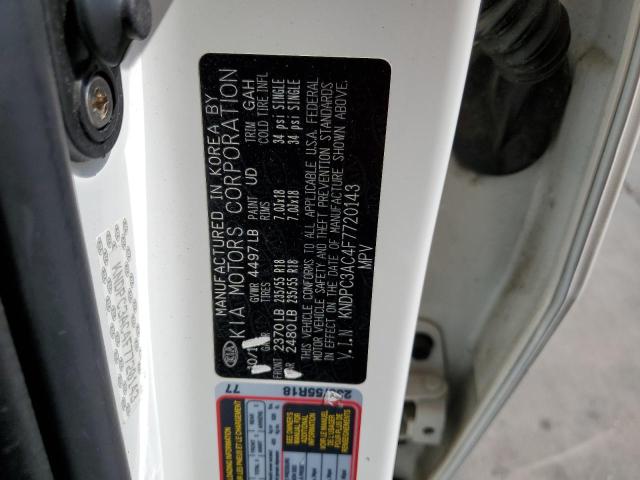 Photo 10 from auction – 2015 KIA SPORTAGE E with VIN KNDPC3AC4F7720143