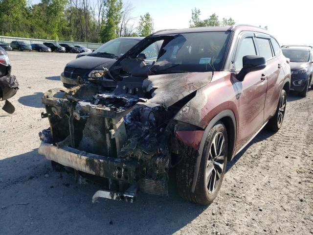 Photo 2 from auction – 2022 TOYOTA HIGHLANDER with VIN 5TDJZRBH4NS211840