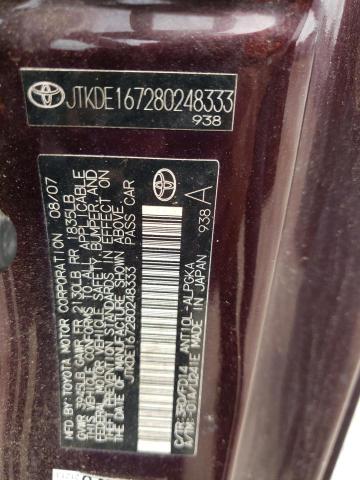 Photo 10 from auction – 2008 SCION TC with VIN JTKDE167280248333