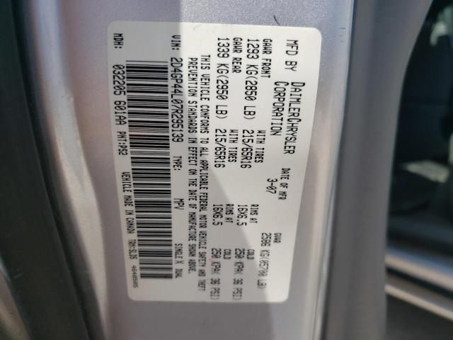 Photo 10 from auction – 2007 DODGE GRAND CARA with VIN 2D4GP44L07R295139