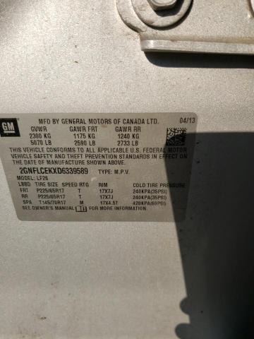 Photo 10 from auction – 2013 CHEVROLET EQUINOX LS with VIN 2GNFLCEKXD6339589