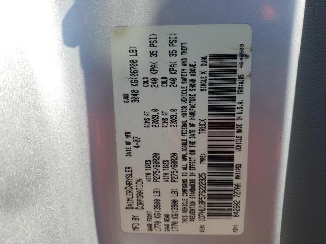 Photo 10 from auction – 2007 DODGE RAM 1500 S with VIN 1D7HU18P57S222925