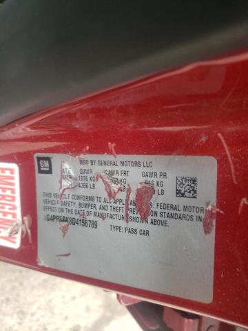 Photo 10 from auction – 2013 BUICK VERANO with VIN 1G4PP5SK3D4156789
