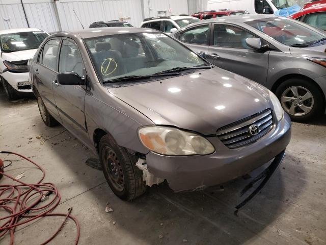 TOYOTA COROLLA CE 2004 with VIN 2T1BR32E04C178446 - Photo from auction