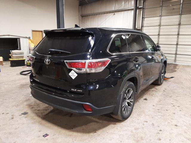 Photo 4 from auction – 2016 TOYOTA HIGHLANDER with VIN 5TDJKRFH6GS500591