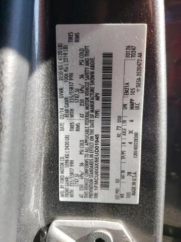 Photo 10 from auction – 2014 FORD ESCAPE SE with VIN 1FMCU0GX5EUD01945