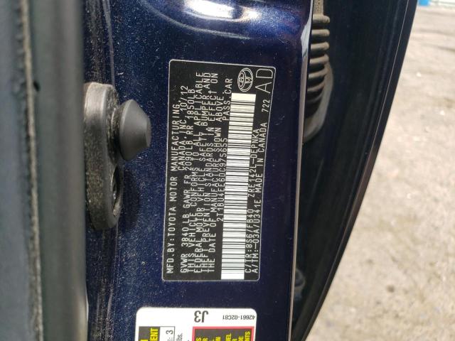 Photo 10 from auction – 2013 TOYOTA COROLLA BA with VIN 2T1BU4EE6DC975655