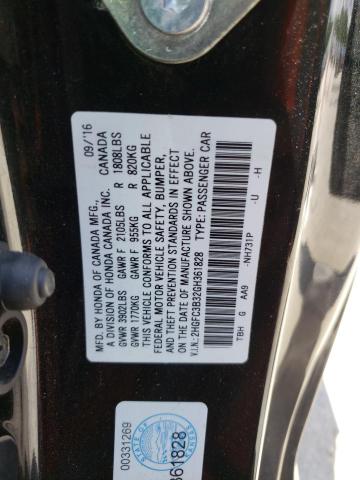 Photo 10 from auction – 2016 HONDA CIVIC EX with VIN 2HGFC3B32GH361828