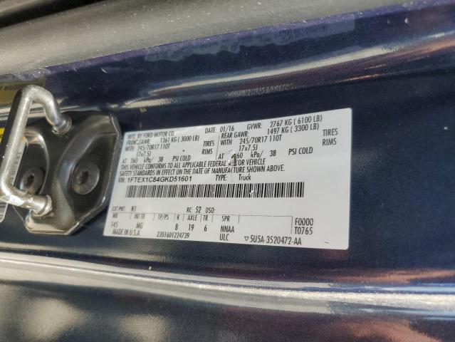 Photo 10 from auction – 2016 FORD F150 SUPER with VIN 1FTEX1C84GKD51601