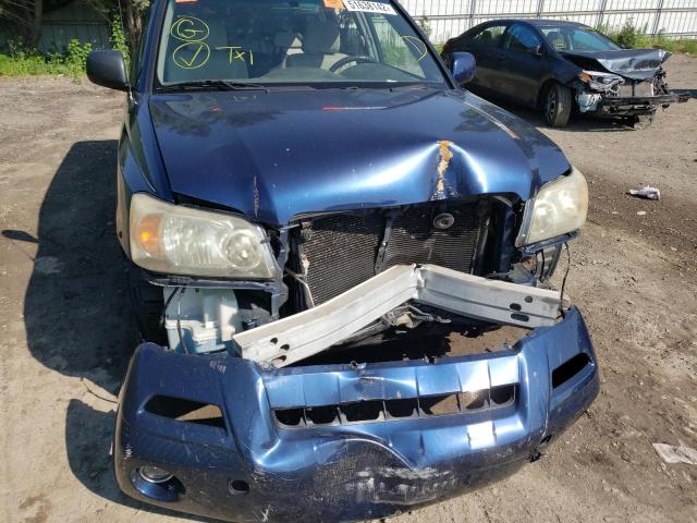 Photo 9 from auction – 2005 TOYOTA HIGHLANDER with VIN JTEEP21A350070907