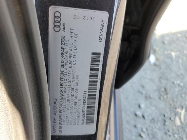Photo 10 from auction – 2017 AUDI A6 PREMIUM with VIN WAUG8AFC8HN037811