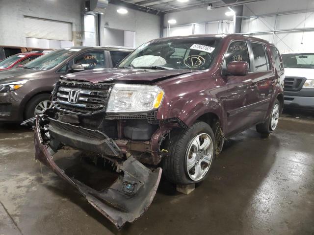 Photo 2 from auction – 2015 HONDA PILOT EXL with VIN 5FNYF4H52FB062602