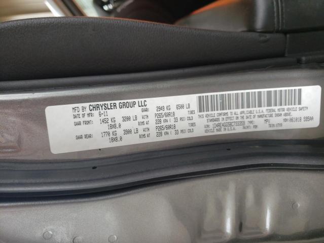 Photo 10 from auction – 2011 DODGE DURANGO CR with VIN 1D4RE4GG5BC733359