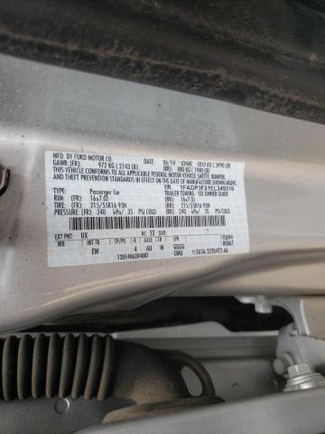 Photo 10 from auction – 2014 FORD FOCUS SE with VIN 1FADP3F21EL349316