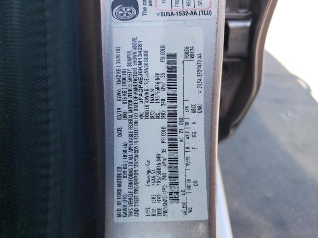 Photo 10 from auction – 2019 FORD FIESTA with VIN 3FADP4EJ6KM134281