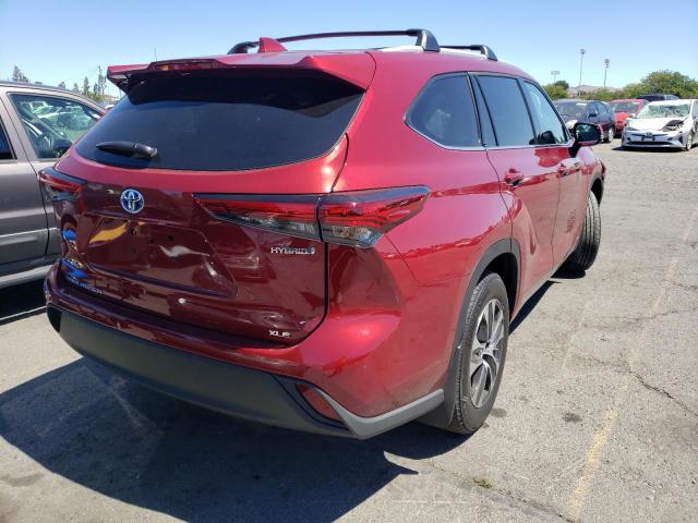 Photo 4 from auction – 2022 TOYOTA HIGHLANDER with VIN 5TDHBRCH8NS554443