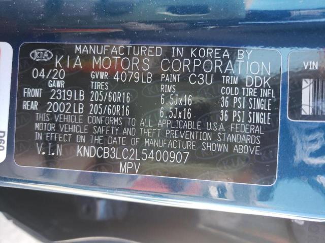 Photo 10 from auction – 2020 KIA NIRO LX with VIN KNDCB3LC2L5400907