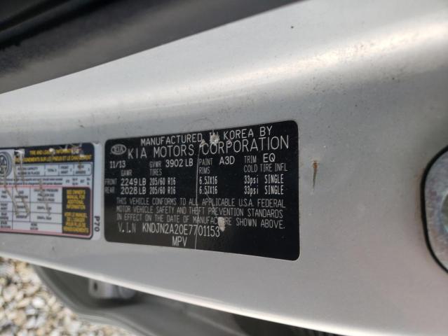 Photo 10 from auction – 2014 KIA SOUL with VIN KNDJN2A20E7701153
