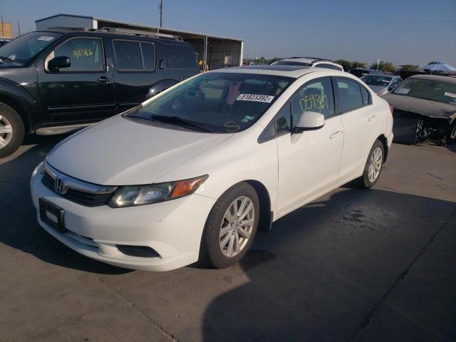 Photo 2 from auction – 2012 HONDA CIVIC EX with VIN 2HGFB2F87CH539195