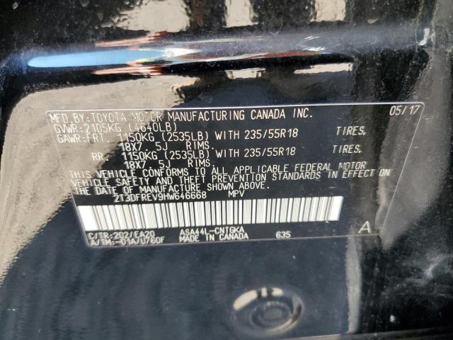 Photo 10 from auction – 2017 TOYOTA RAV4 LIMIT with VIN 2T3DFREV9HW646668