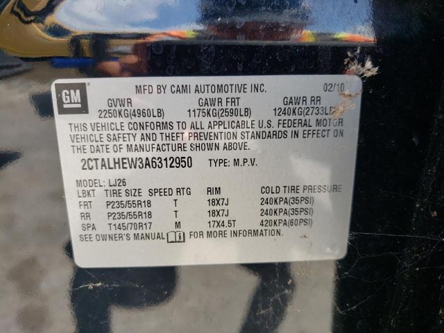 Photo 10 from auction – 2010 GMC TERRAIN SL with VIN 2CTALHEW3A6312950
