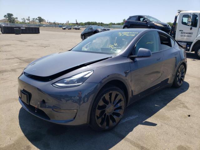 Photo 2 from auction – 2022 TESLA MODEL Y with VIN 7SAYGDEF5NF379608