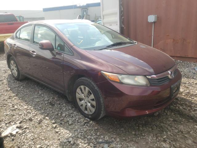 HONDA CIVIC LX 2012 with VIN 19XFB2F50CE065705 - Photo from auction