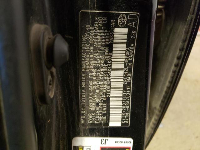Photo 10 from auction – 2010 TOYOTA COROLLA with VIN 2T1BU4EE5AC446970