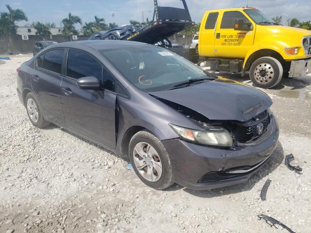 HONDA CIVIC LX 2015 with VIN 19XFB2E57FE014420 - Photo from auction