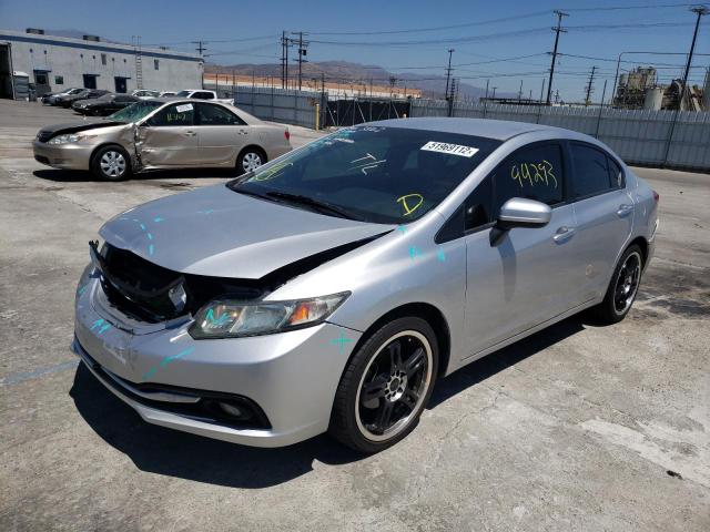 Photo 2 from auction – 2014 HONDA CIVIC LX with VIN 19XFB2F50EE235323