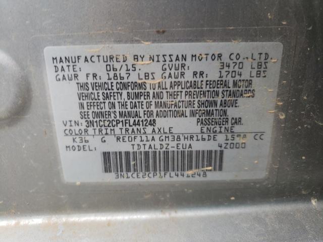 Photo 10 from auction – 2015 NISSAN VERSA NOTE with VIN 3N1CE2CP1FL441248