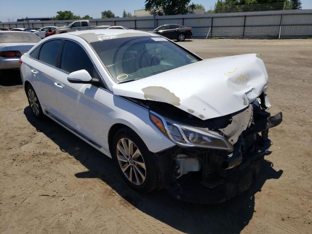HYUNDAI SONATA SPO 2017 with VIN 5NPE34AFXHH509700 - Photo from auction