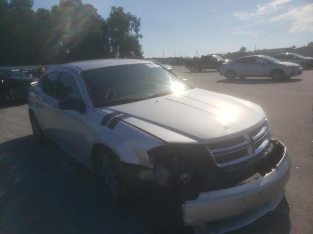 DODGE AVENGER SE 2012 with VIN 1C3CDZAB8CN325349 - Photo from auction