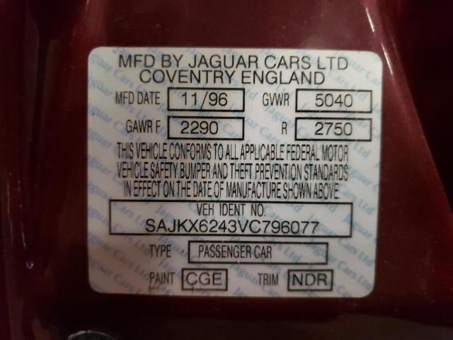 Photo 10 from auction – 1997 JAGUAR VANDENPLAS with VIN SAJKX6243VC796077