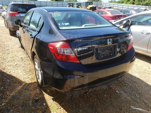 Photo 3 from auction – 2012 HONDA CIVIC EXL with VIN 2HGFB2F92CH555667