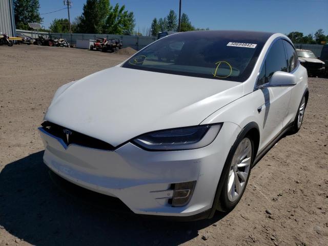 Photo 2 from auction – 2018 TESLA MODEL X with VIN 5YJXCAE26JF126999