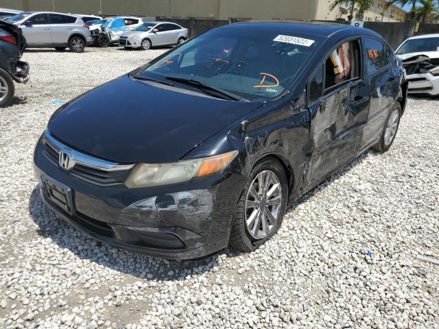 Photo 2 from auction – 2012 HONDA CIVIC EXL with VIN 2HGFB2F92CH543129