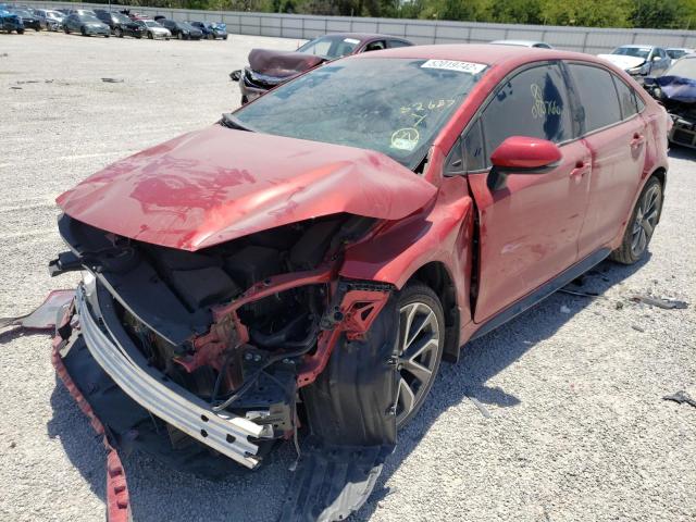 Photo 2 from auction – 2021 TOYOTA COROLLA SE with VIN 5YFS4MCE6MP080766