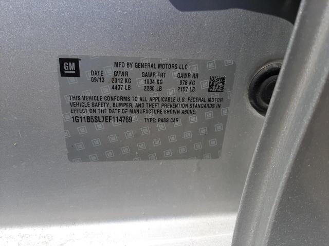Photo 10 from auction – 2014 CHEVROLET MALIBU LS with VIN 1G11B5SL7EF114769