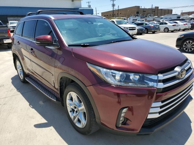TOYOTA HIGHLANDER 2018 with VIN 5TDYZRFH1JS284702 - Photo from auction